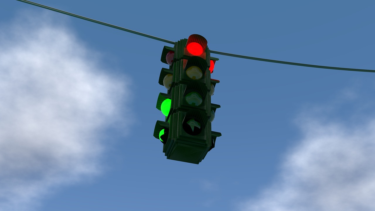 traffic light  red  yellow free photo