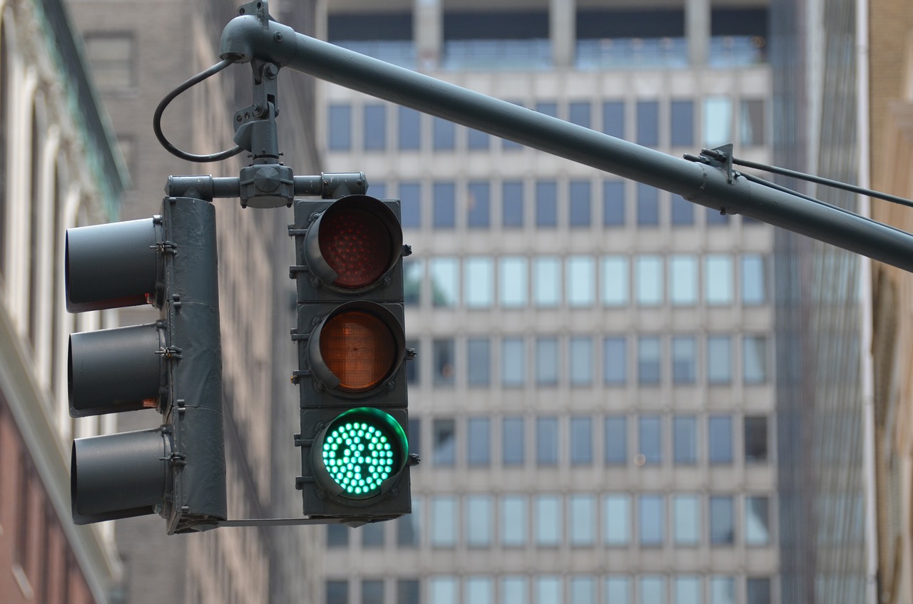 traffic lights green light traffic free photo