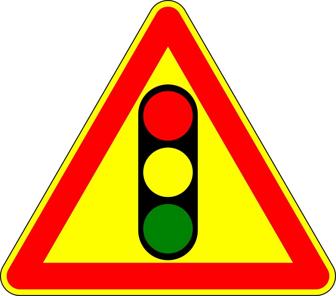 traffic lights attention sign free photo