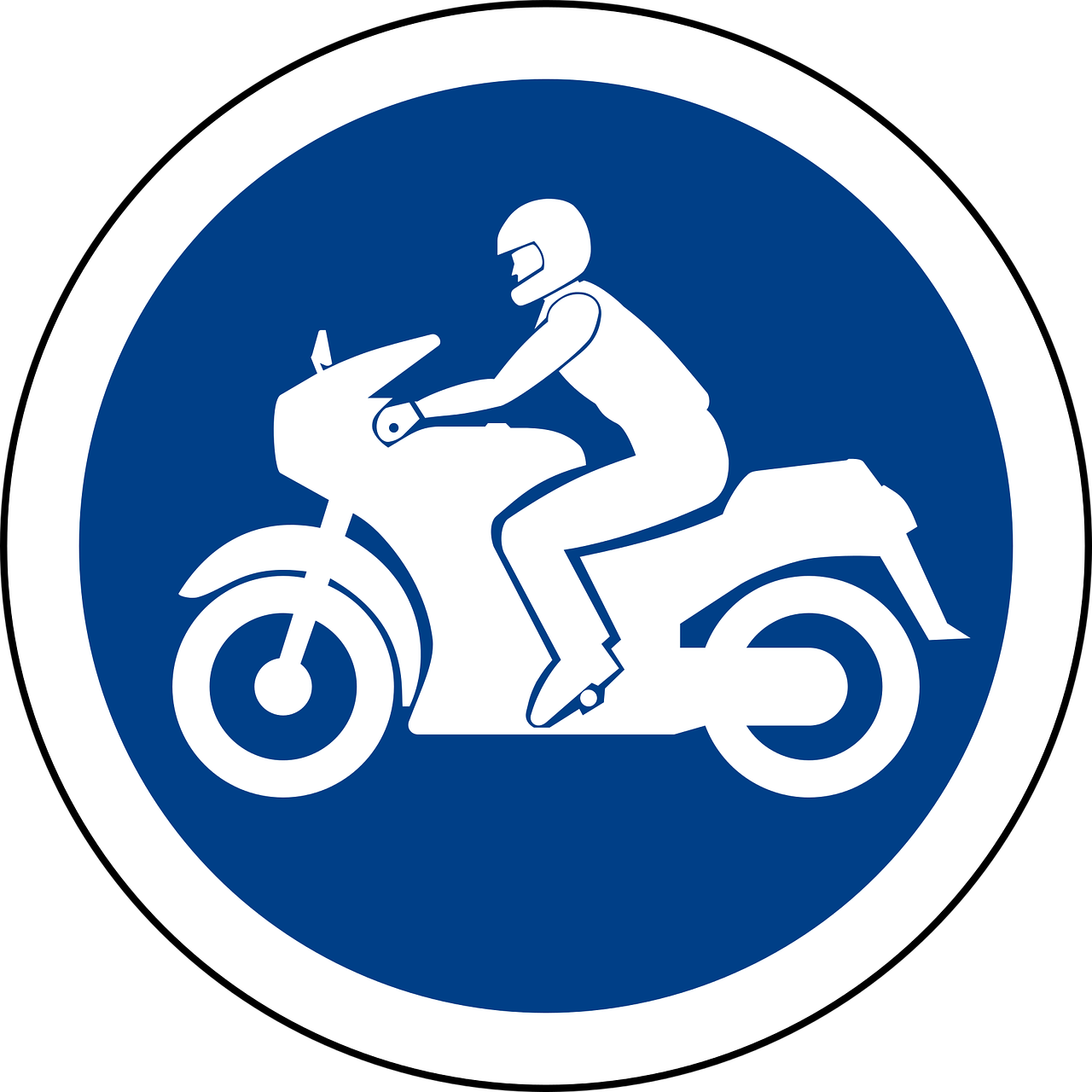 traffic sign lane motorcycle motorcycle free photo