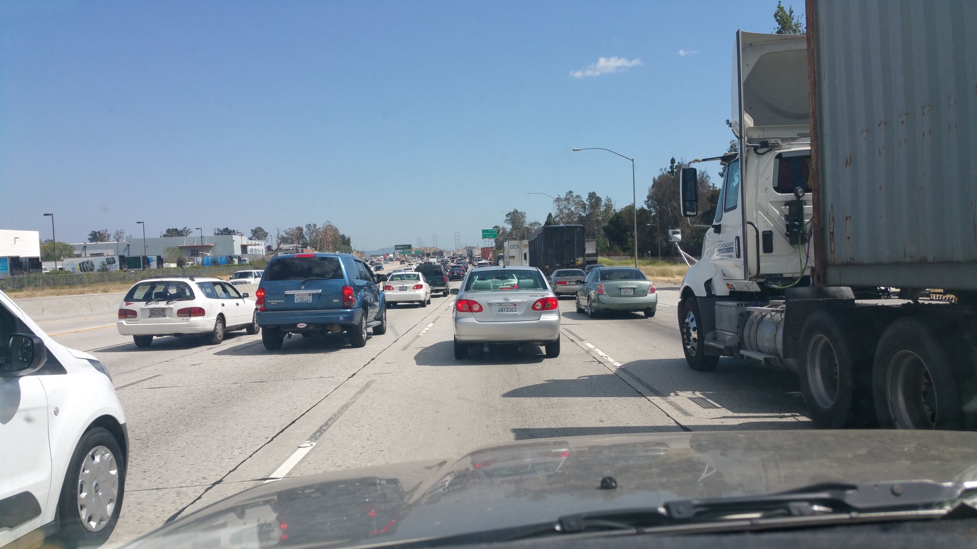 freeway traffic cars free photo