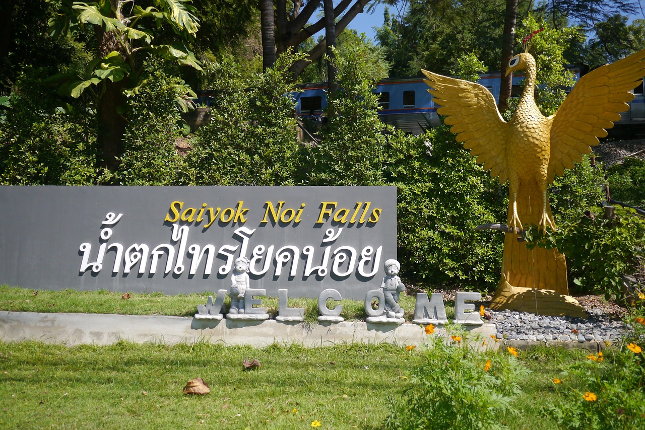 yok noi falls thailand kanchanaburi free photo