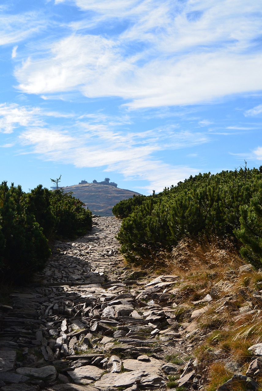 trail white the stones free photo