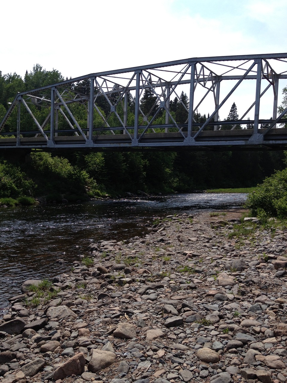 trail water bridge free photo