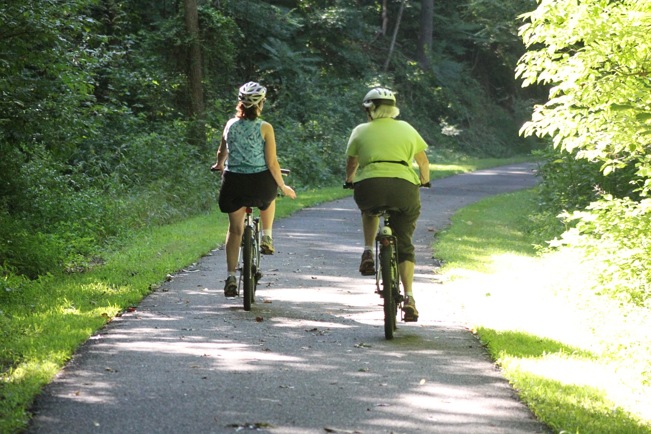 trail bikers exercise free photo