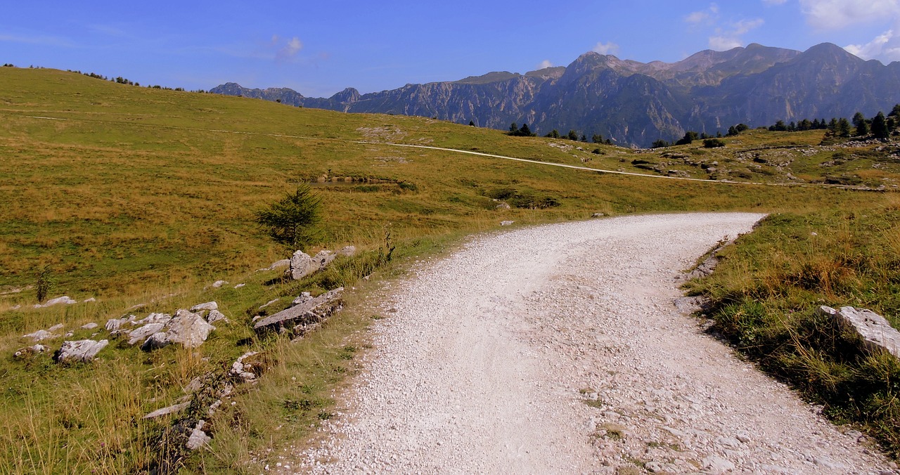 trail road mountain free photo