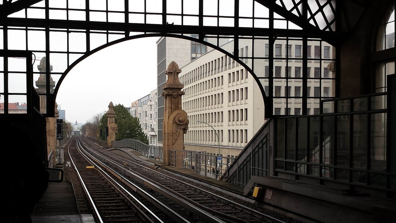 trail train station berlin free photo