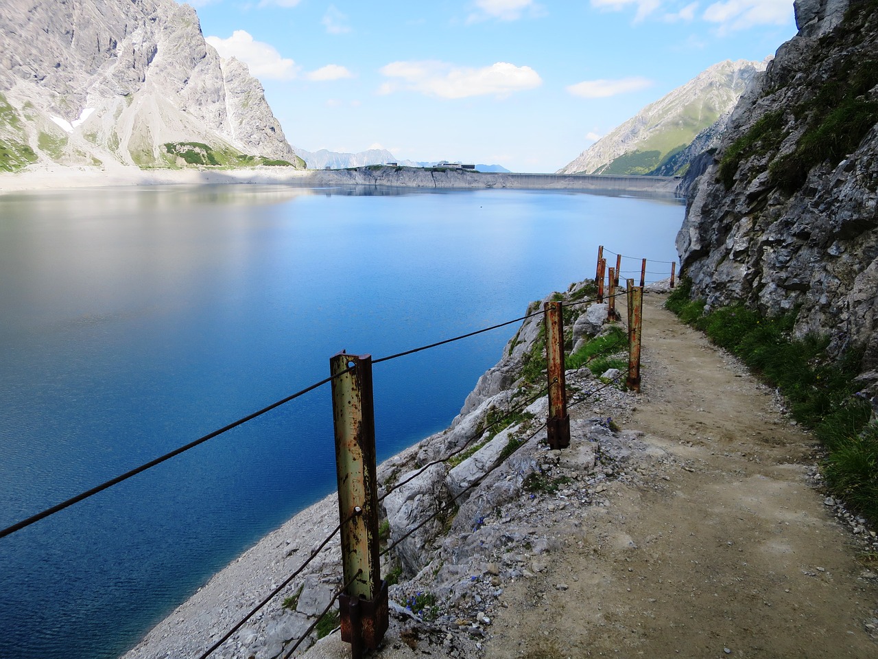 trail  dam  luenersee free photo