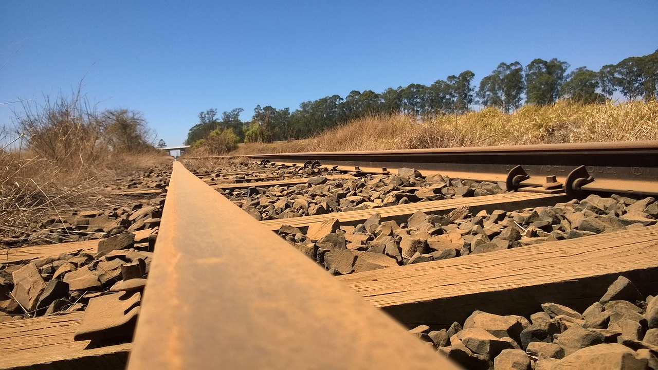 trail railroad train free photo