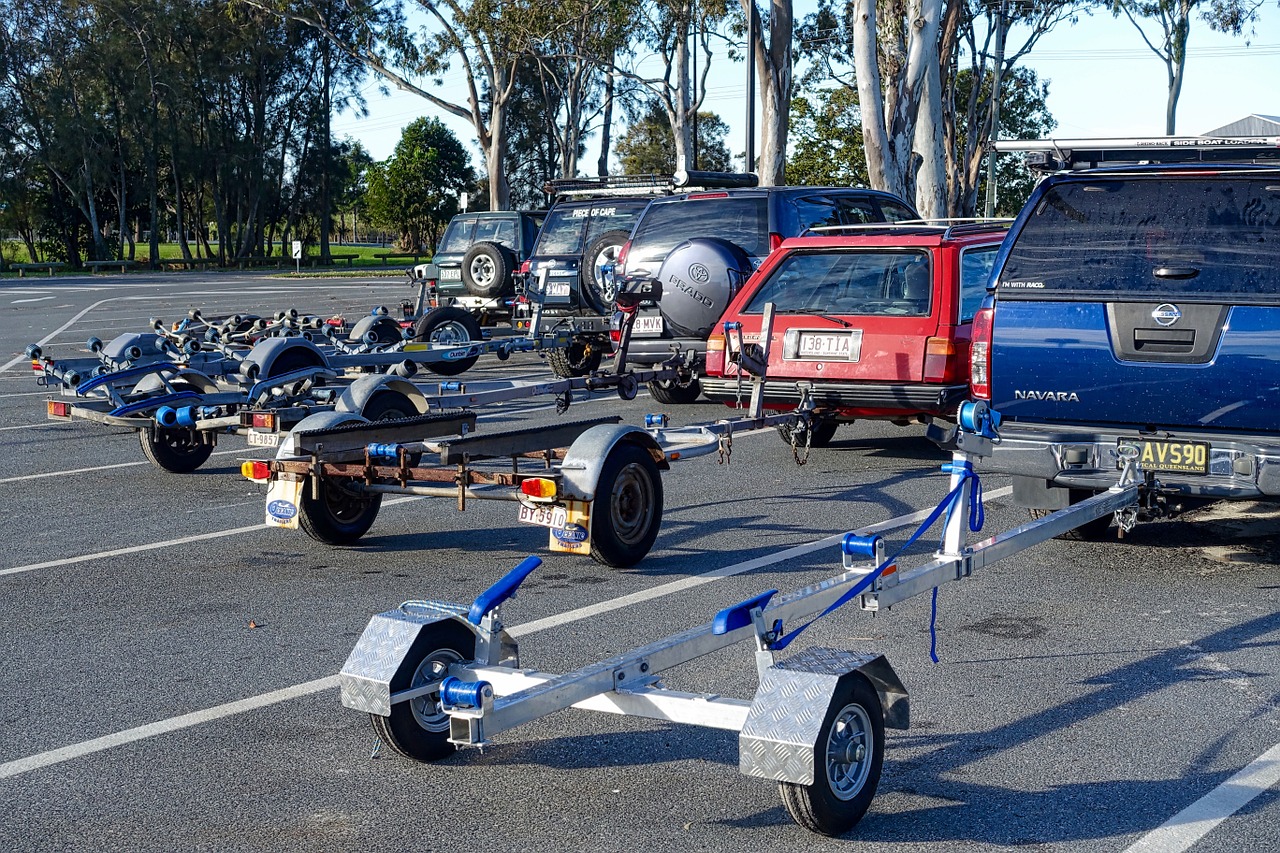 trailers transport boats free photo