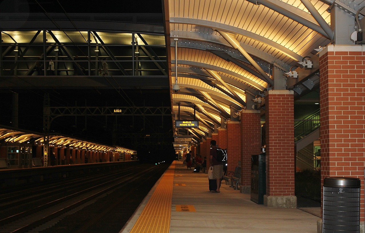 train train station railway free photo