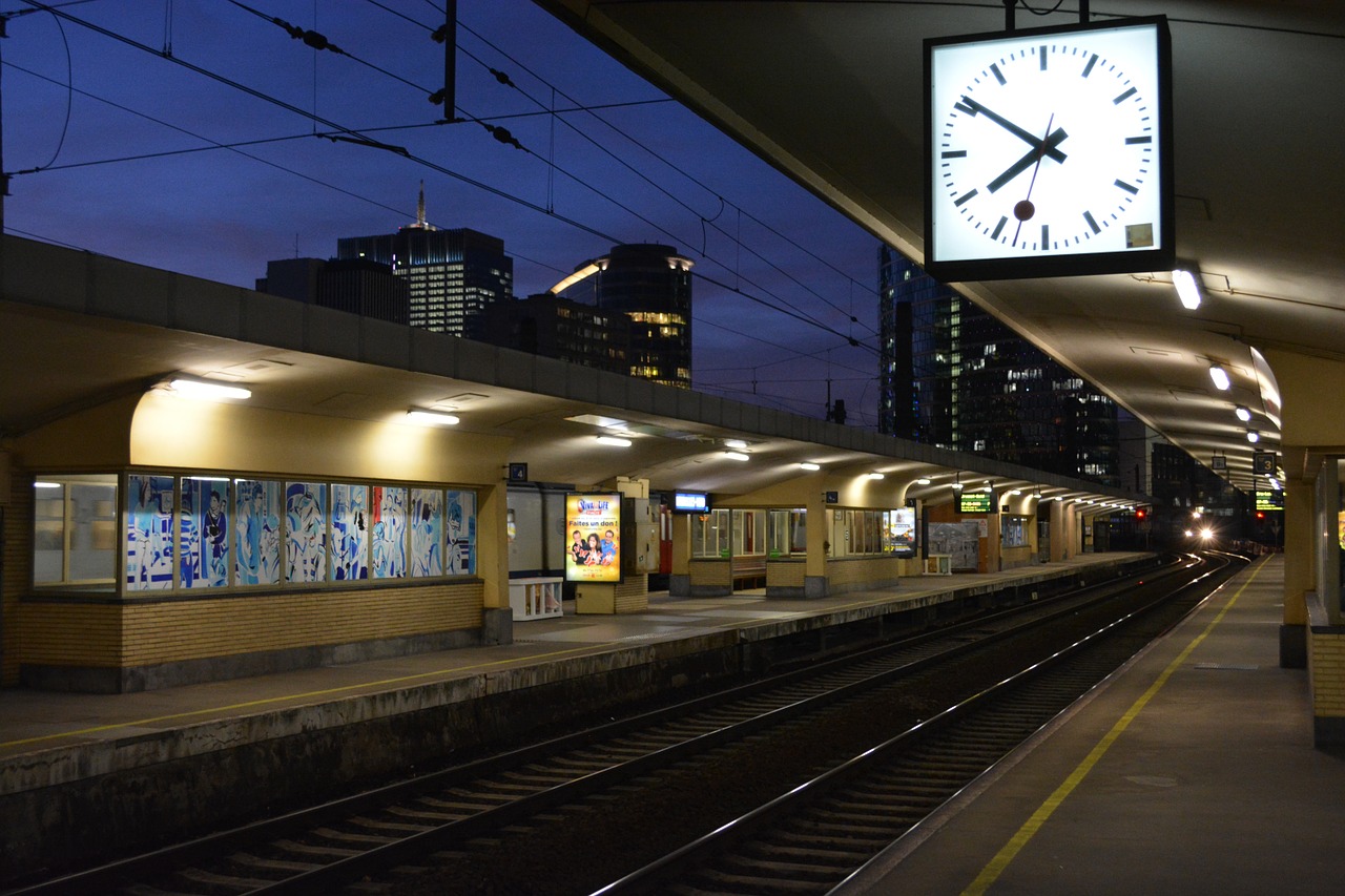 train station transport free photo