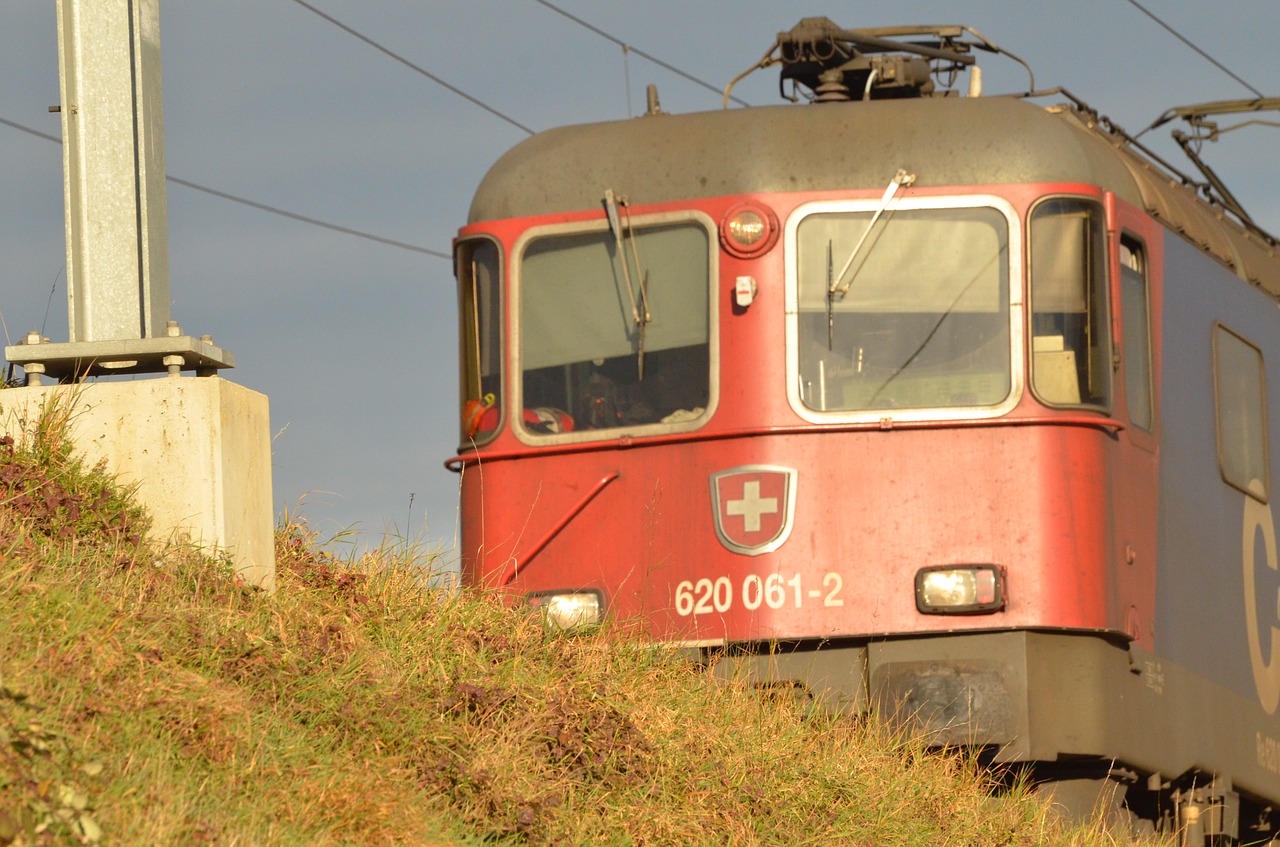 train switzerland landscape free photo