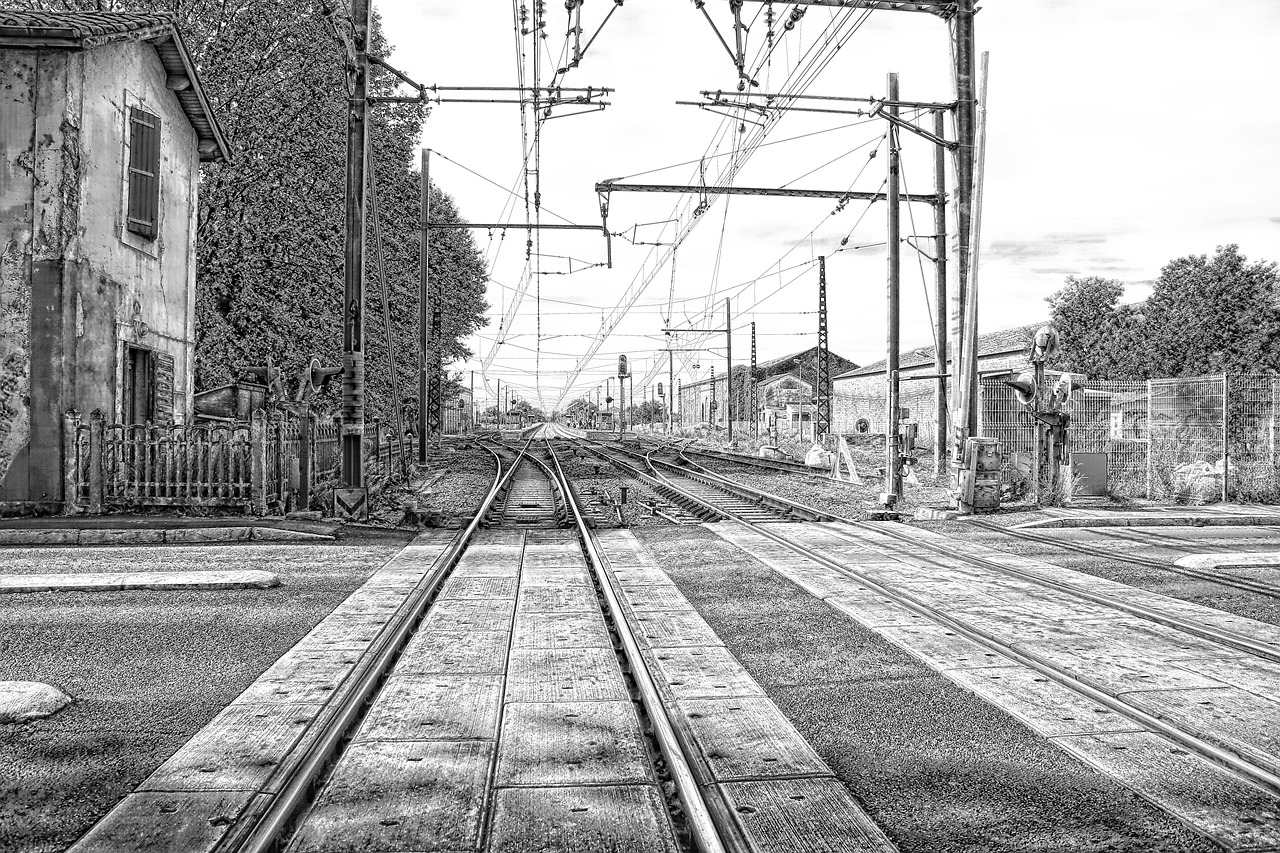 train railway rail free photo