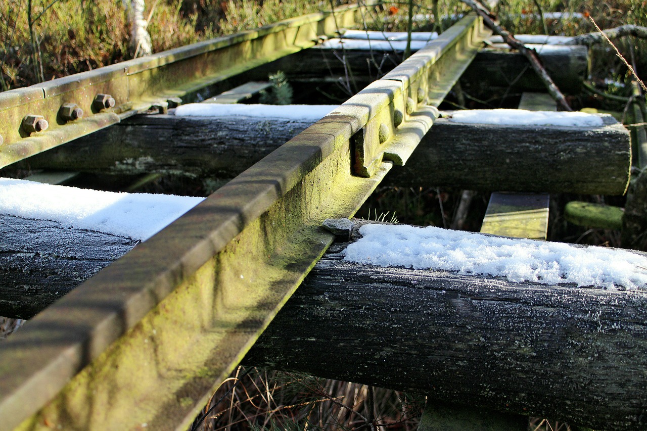 train rail track free photo