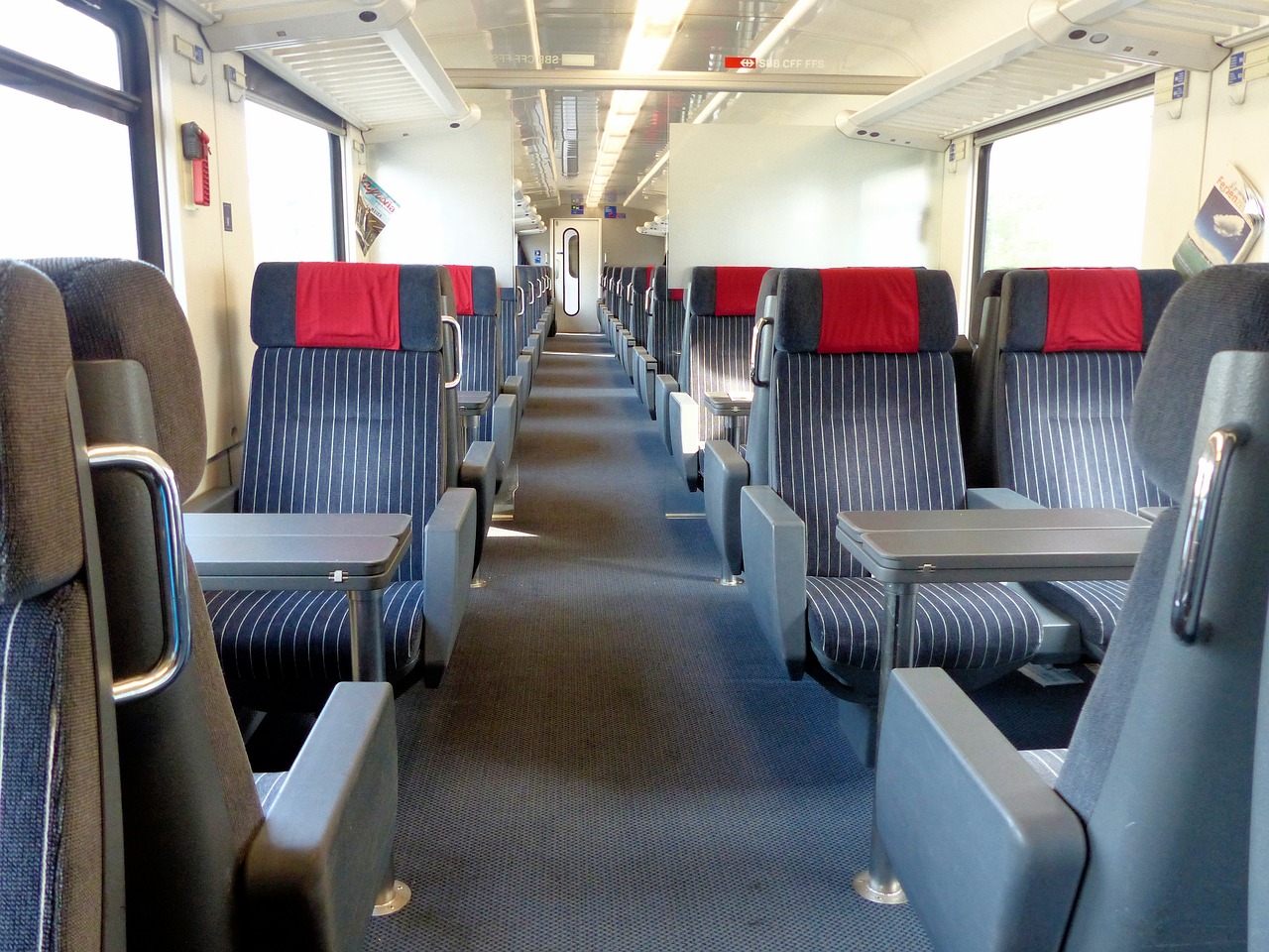 train seats compartment free photo