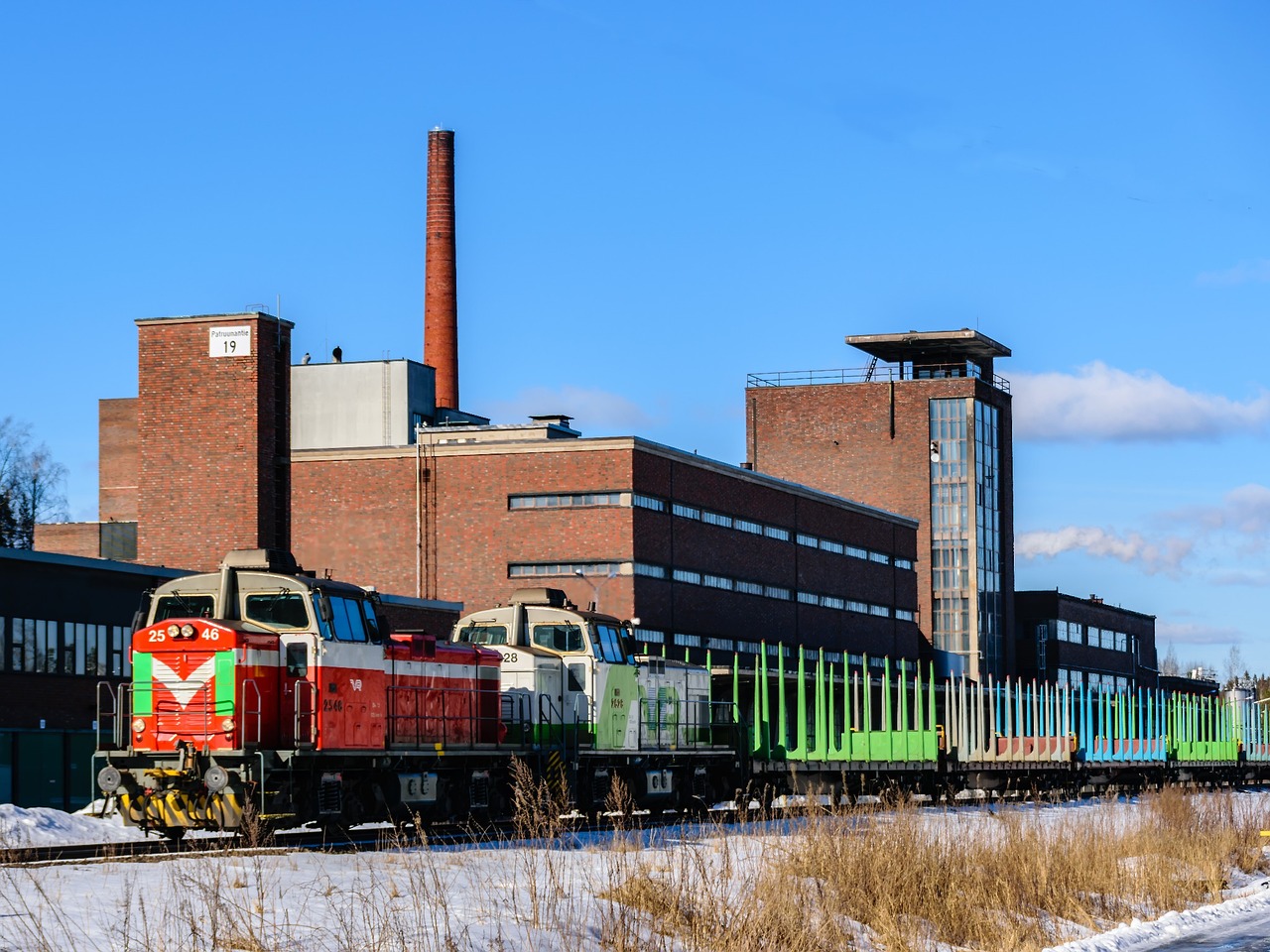 train factory railway free photo