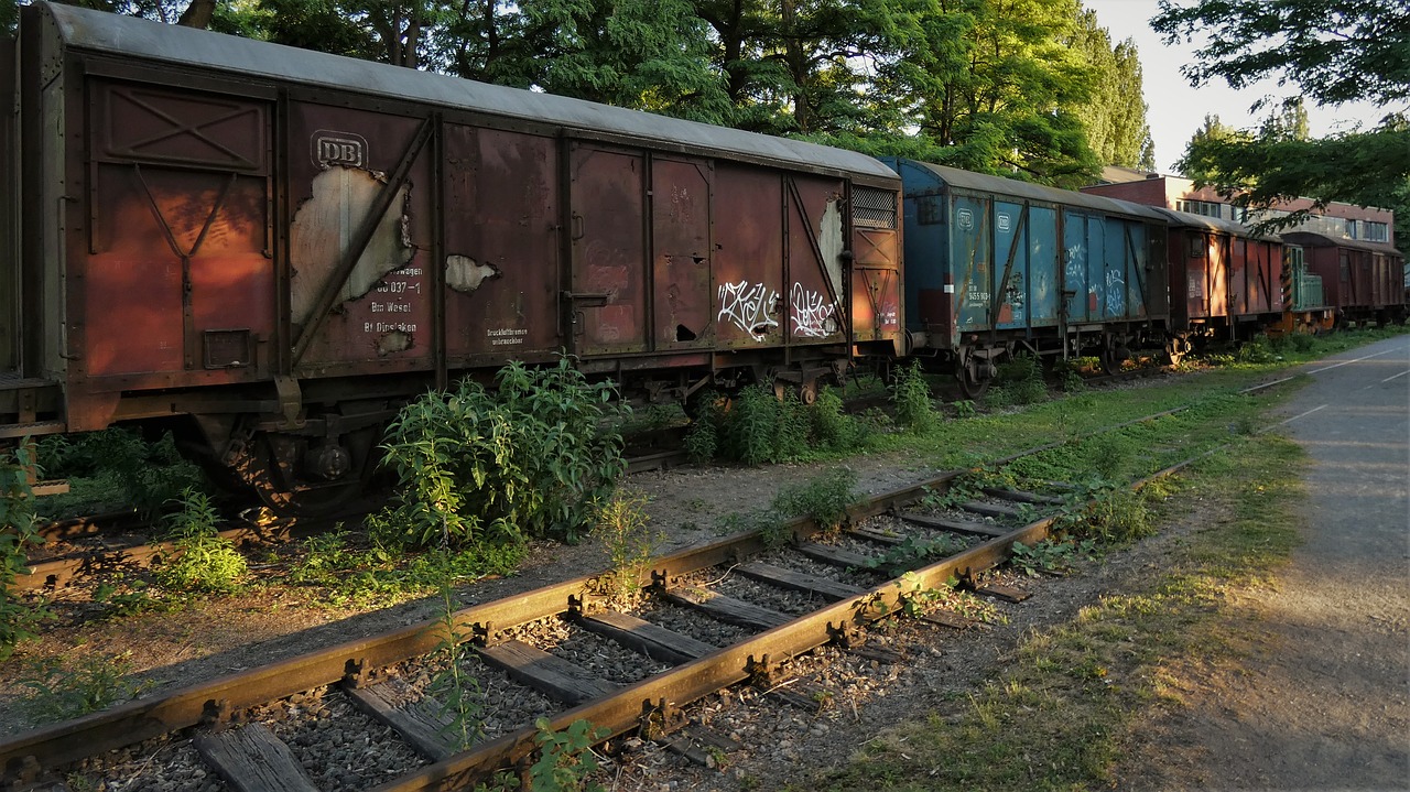 train wagons leave free photo