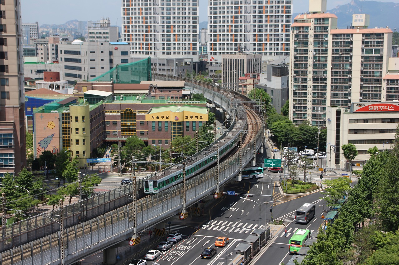 train subway republic of korea free photo