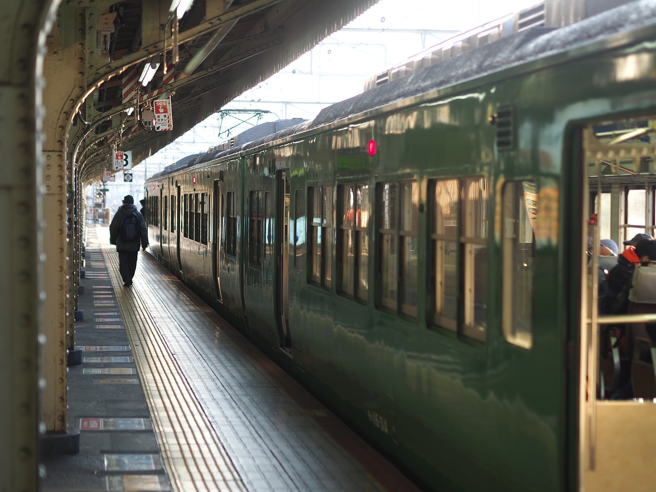 train platform railway free photo