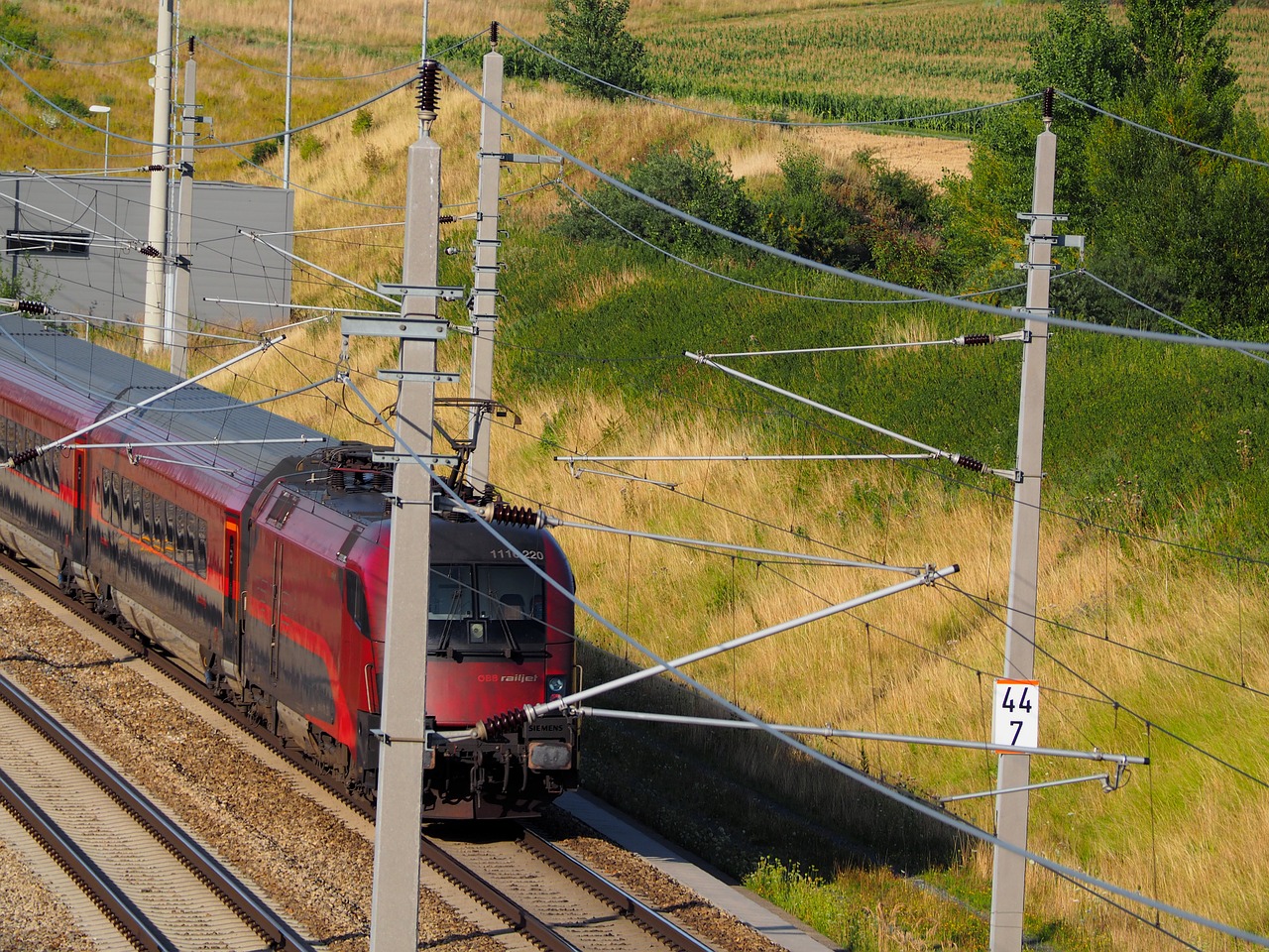 train rail traffic transport free photo