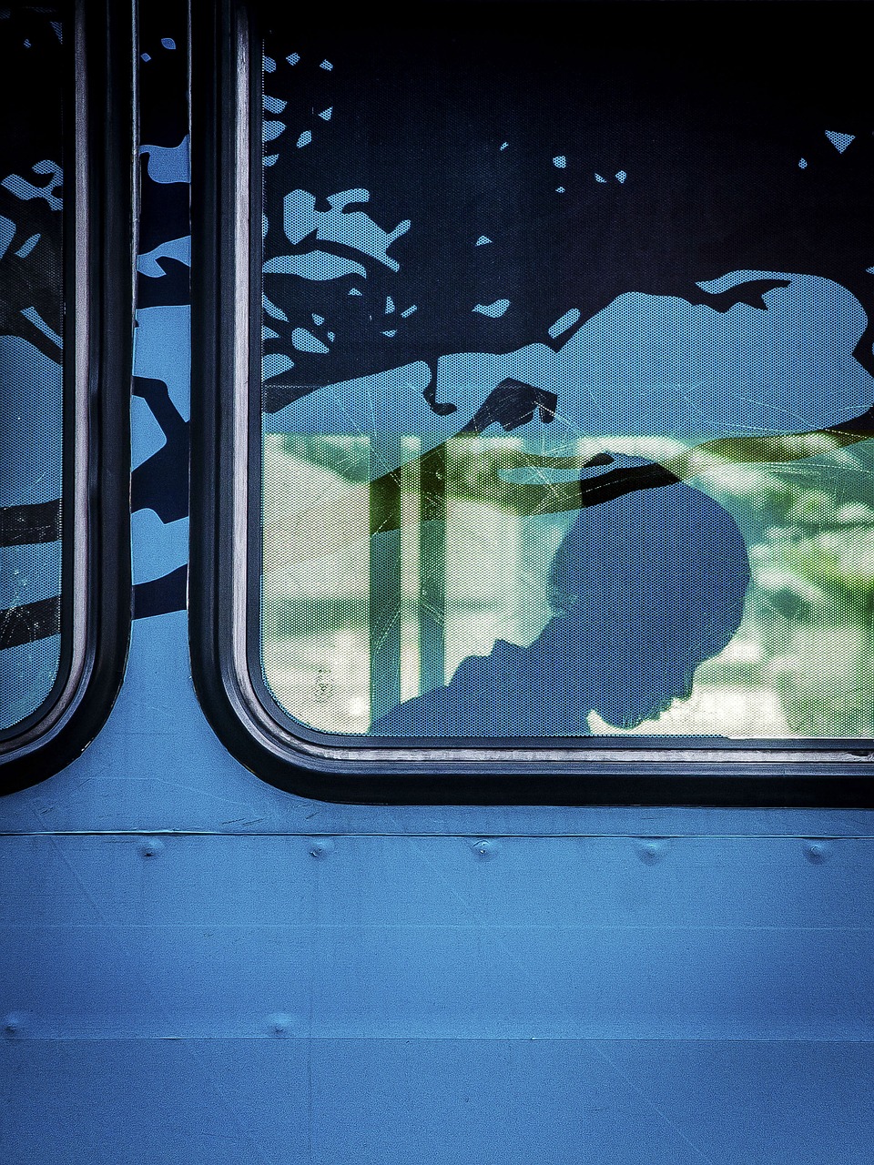 train window people free photo