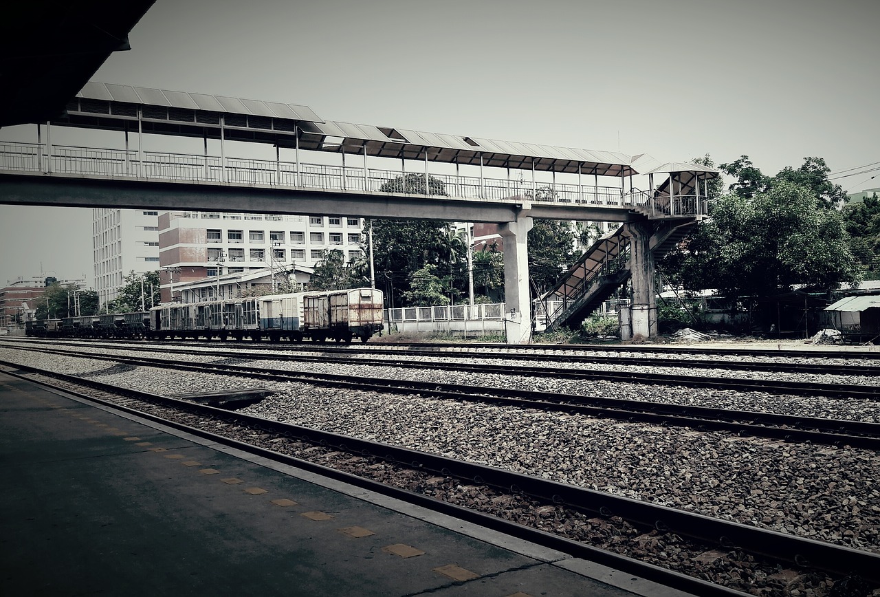 train thailand asia free photo