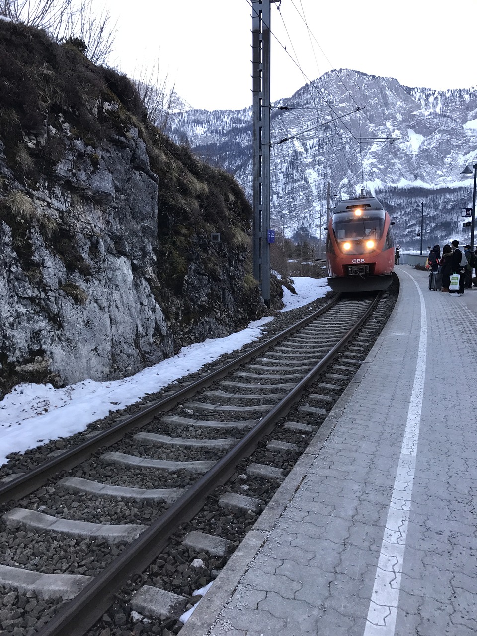 train snow railway