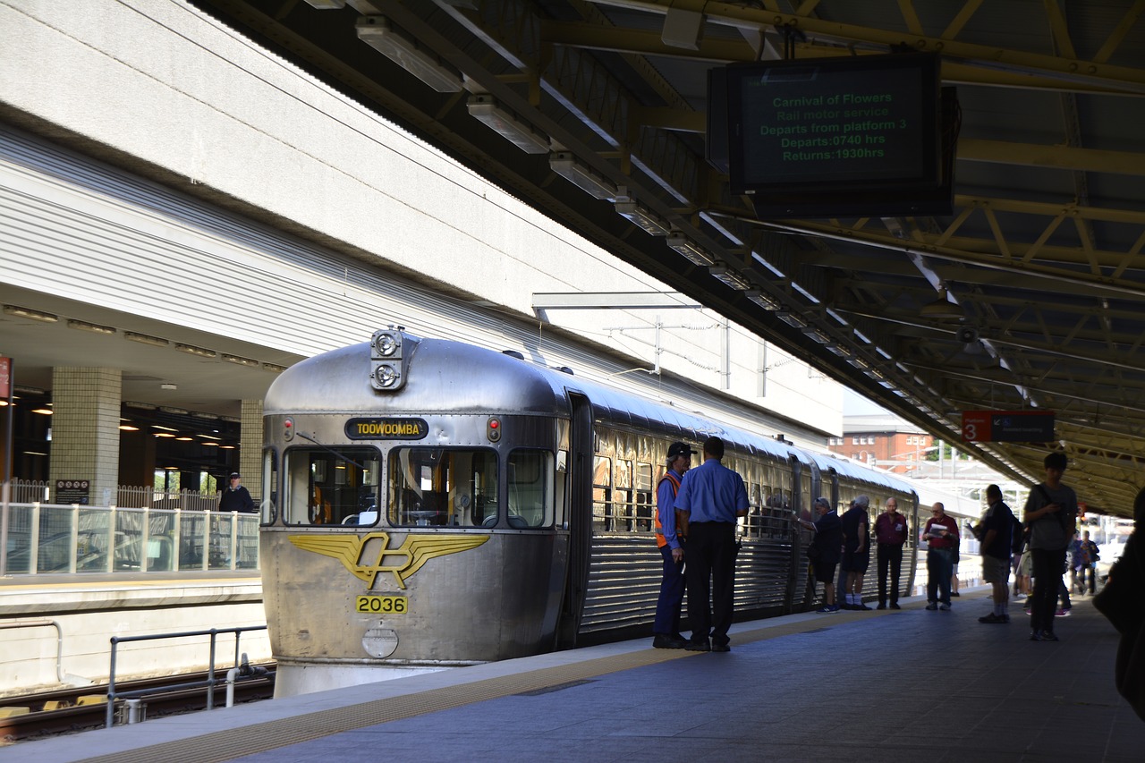 train railway brisbane free photo