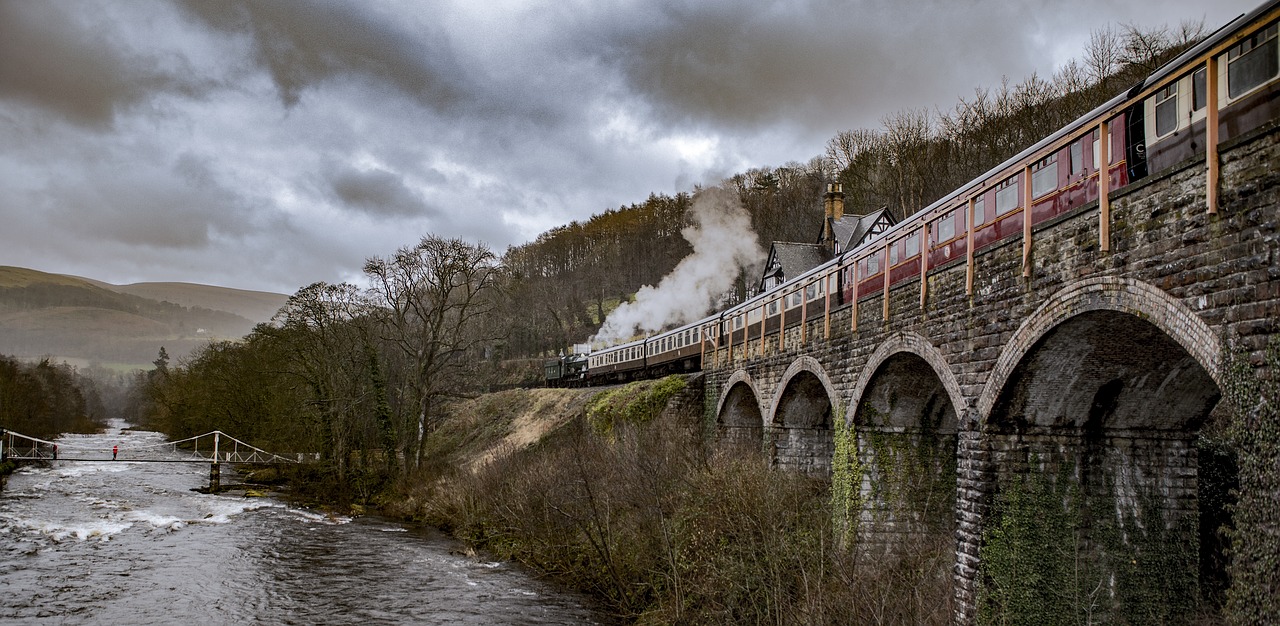 train wales transport free photo