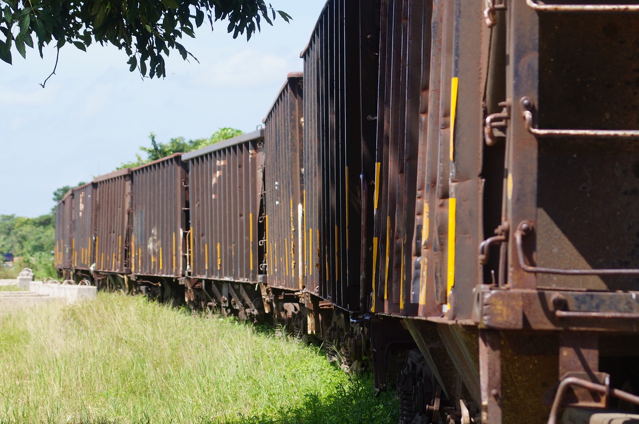 train wagons way of train free photo