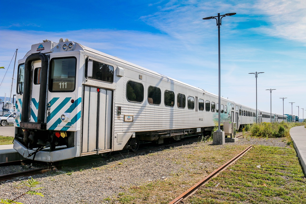 train railway railway line free photo