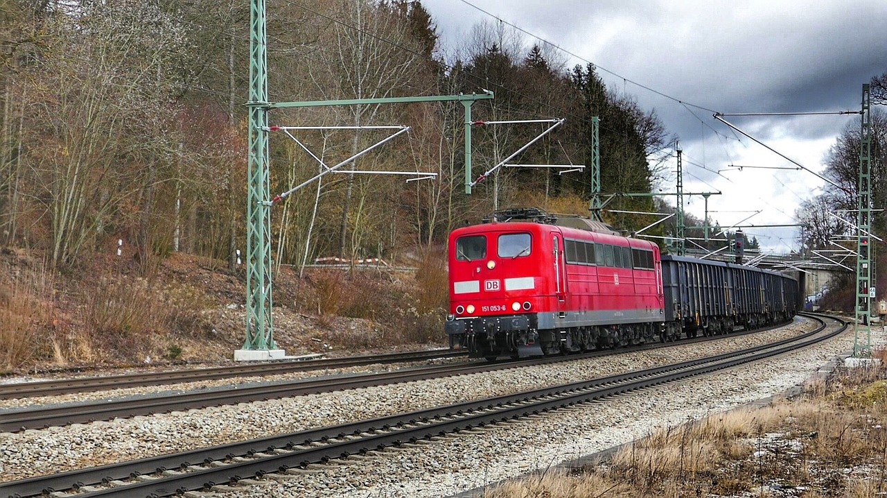 train railway line railway free photo