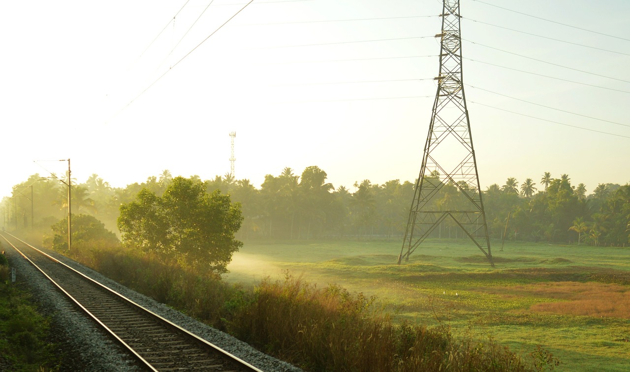 train railway landscape free photo