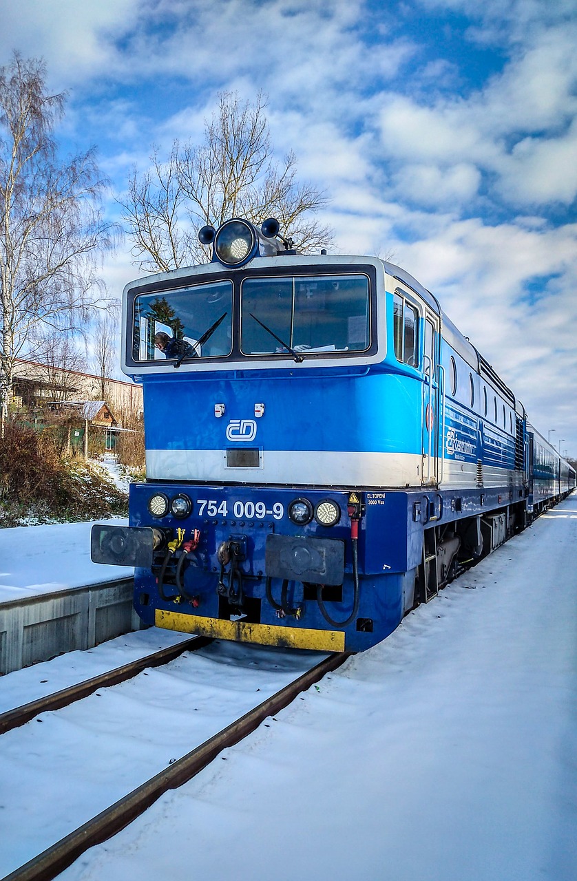 train  loco  czech republic free photo