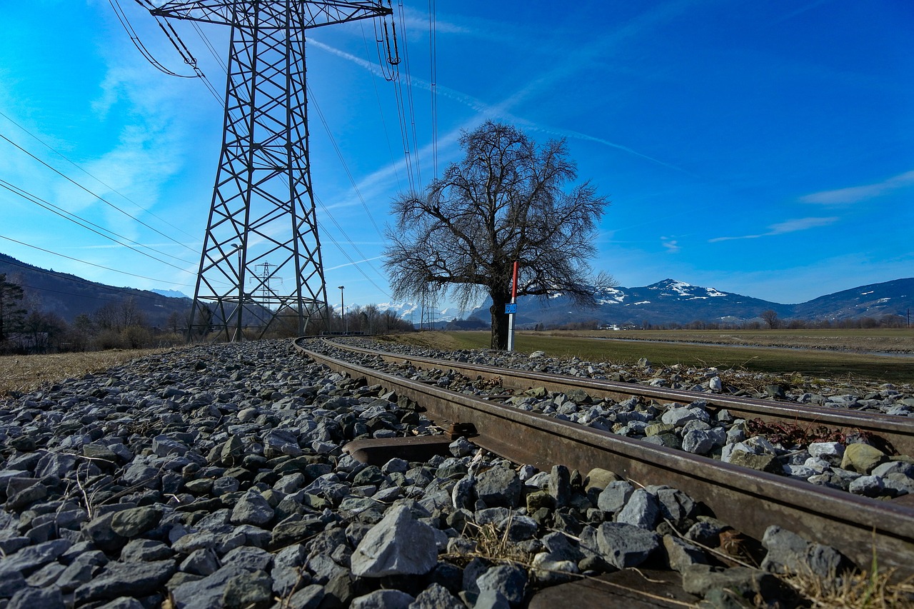 train  tracks  railway free photo