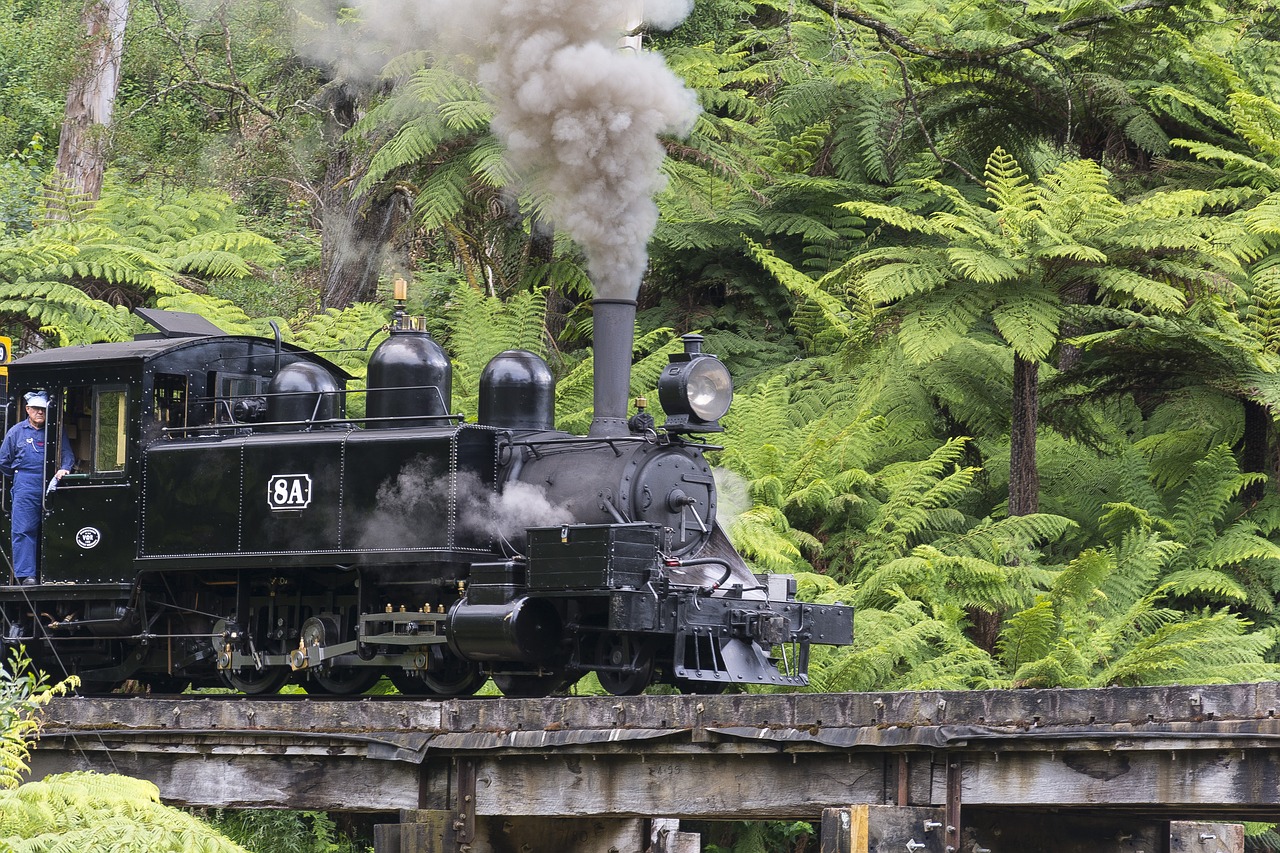 train  melbourne  railway free photo