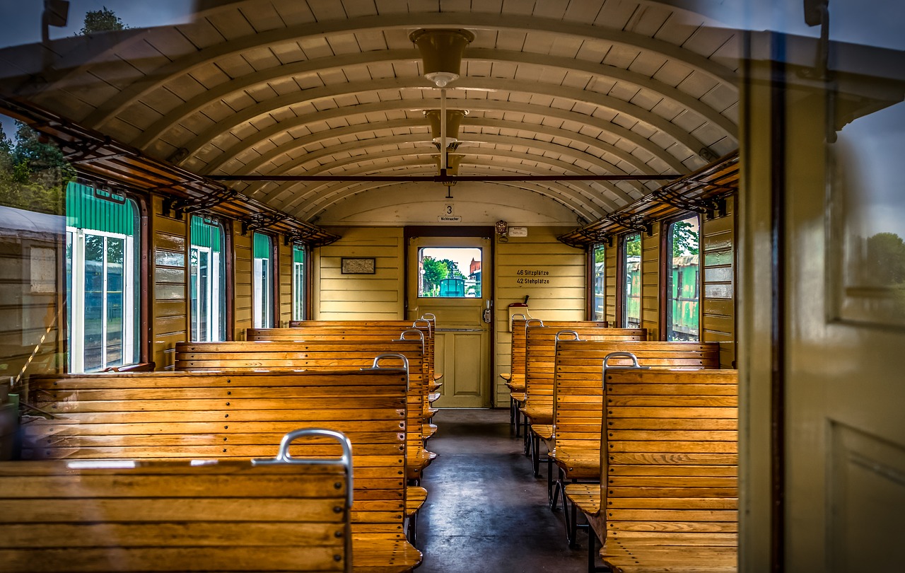 train  wagon  compartment free photo