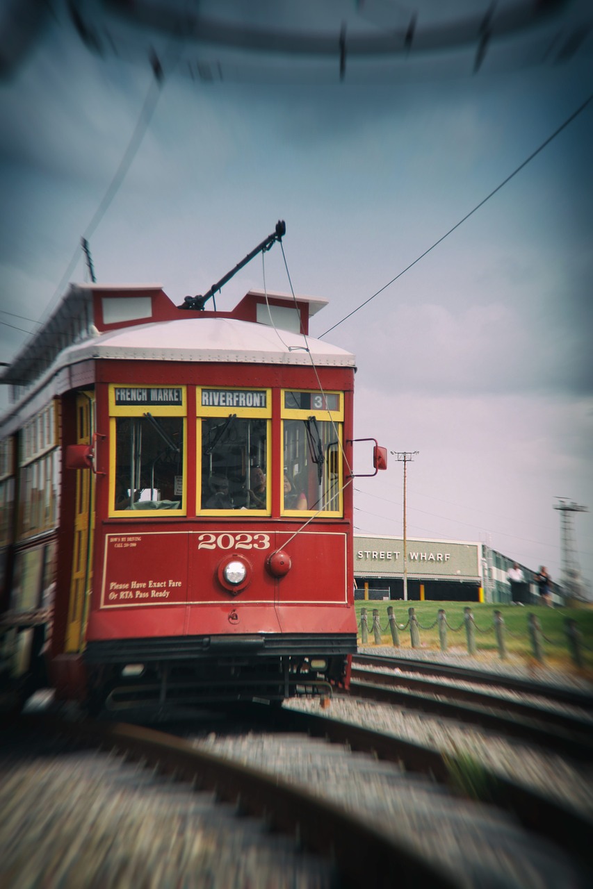 train new orleans french quarter free photo