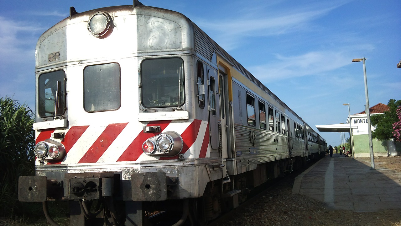 train monte gordo portugal free photo