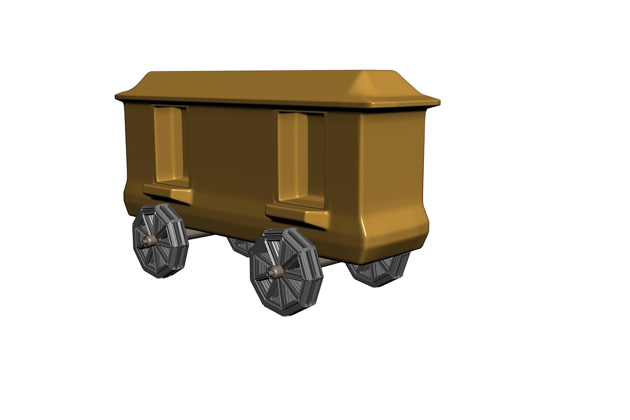 train 3d wagon free photo