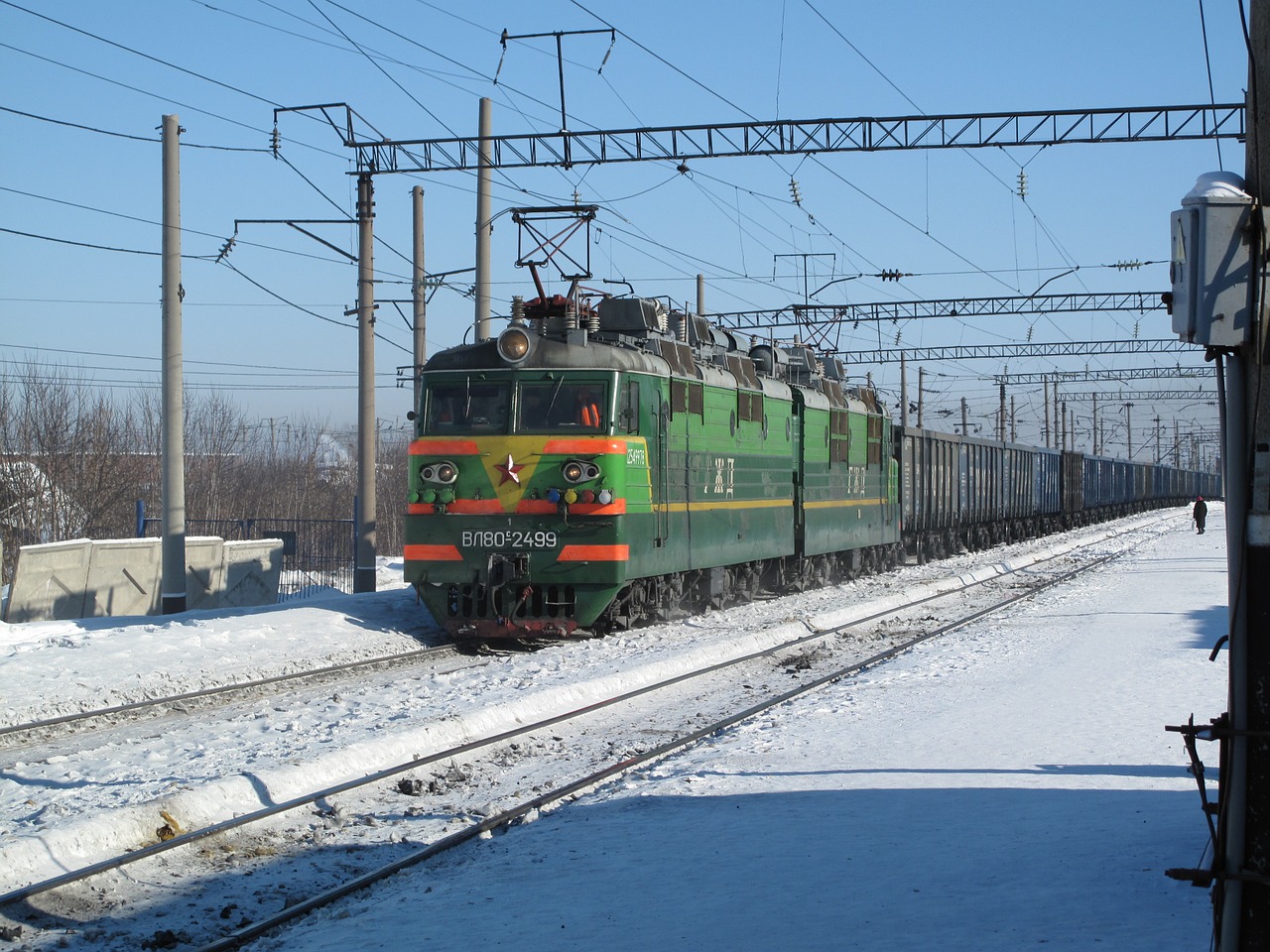train trans-siberian railway russia free photo