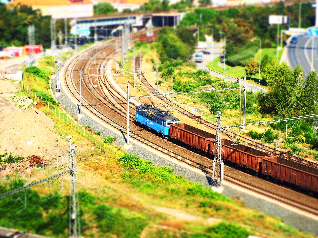 train railway track free photo