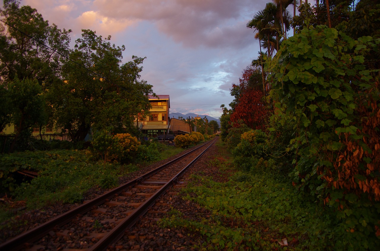 train railway taiwan rural free photo