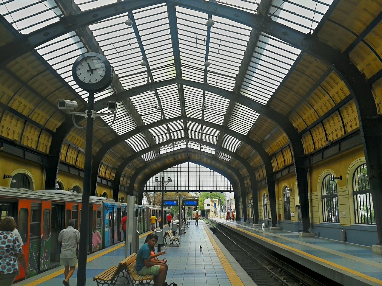 train station terminal piraeus station free photo