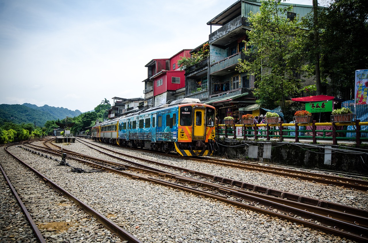 train station train railroad free photo