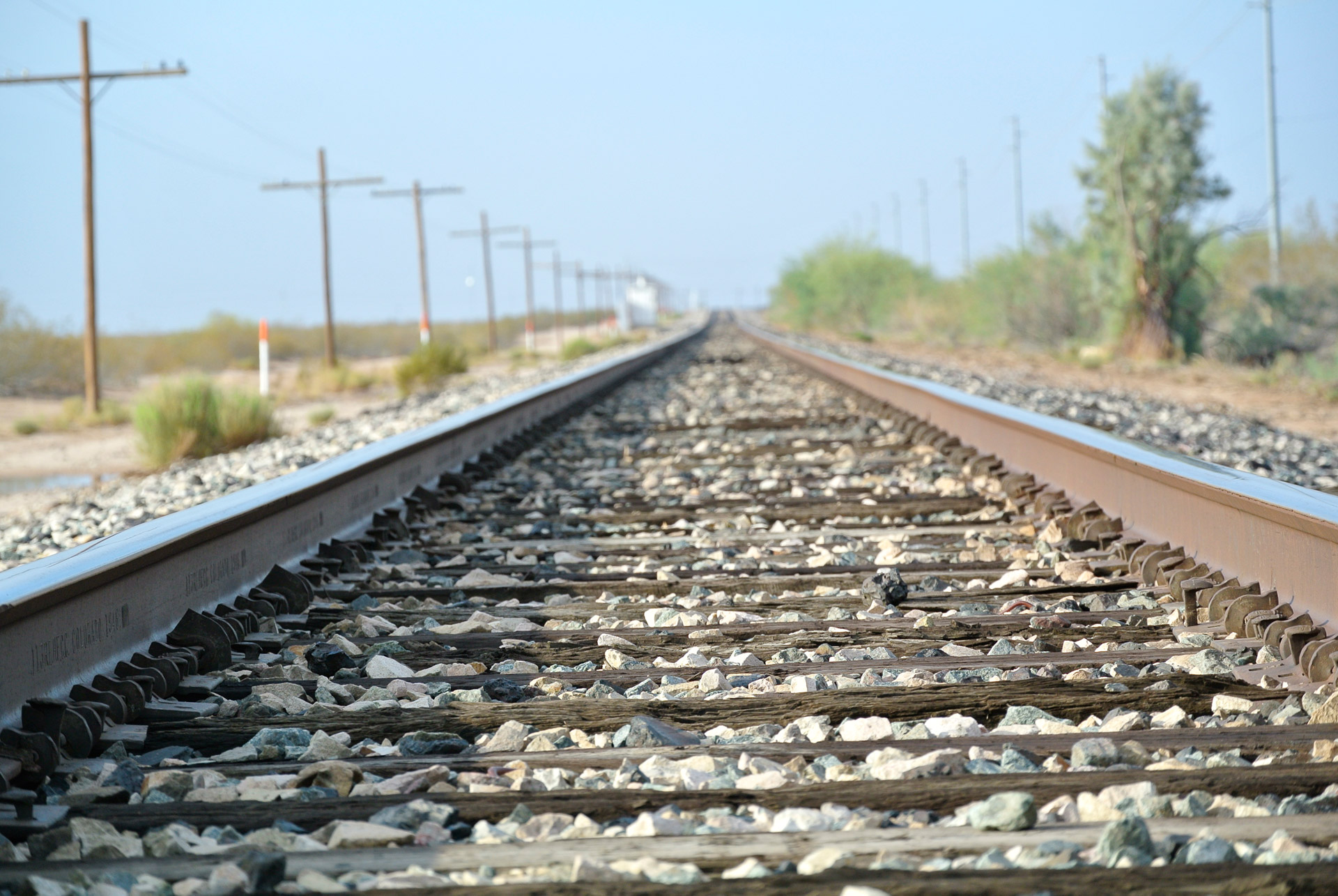 train track landscape track free photo