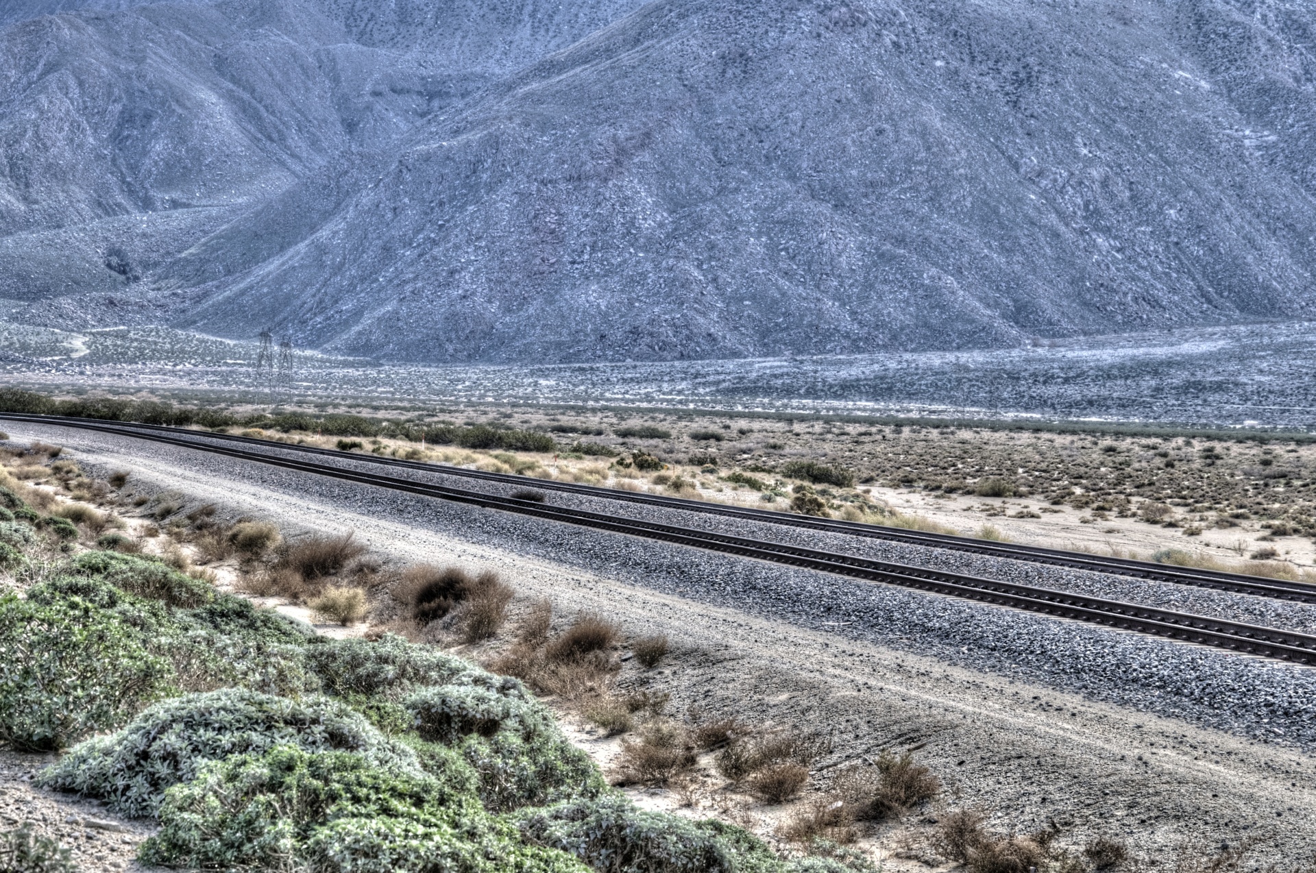 desert landscape train free photo