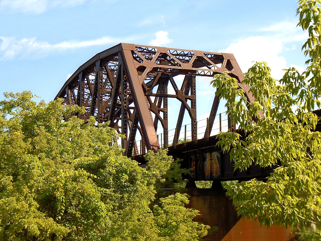 train trestle railway bridge free photo