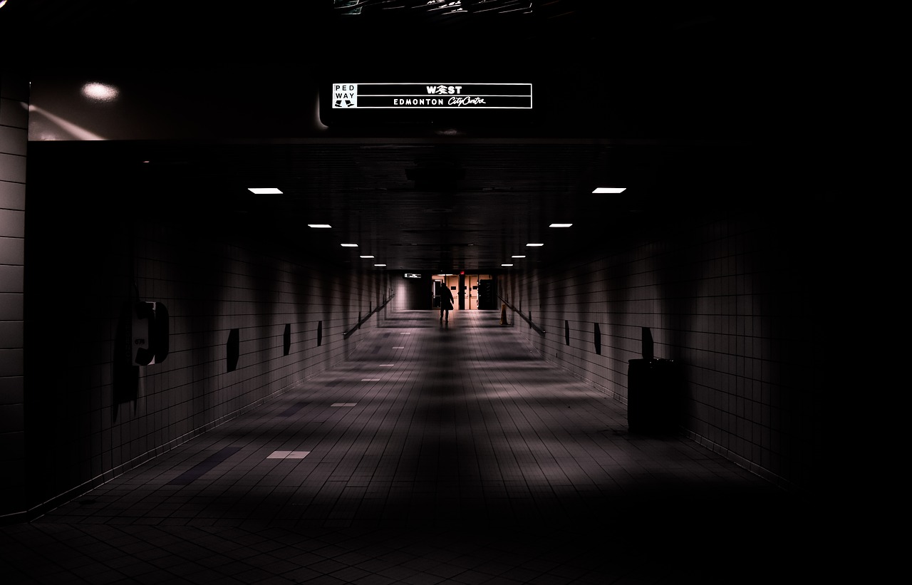 trains underground darkness free photo